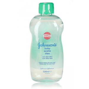 JOHNSONS嬰兒潤膚油(蘆薈-綠)500ML