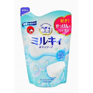 牛乳石鹼(清新皂香-補充包)牛乳精華沐浴乳