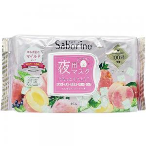 日本 BCL SABORINO (蘆薈蜜桃)晚安面膜28枚
