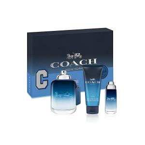 COACH 時尚藍調男性淡香水3入禮盒(7117)
