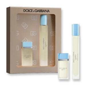 DOLCE & GABBANA 淺藍女性淡香水小香2入禮盒