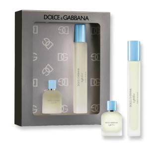 DOLCE & GABBANA 淺藍男性淡香水小香2入禮盒