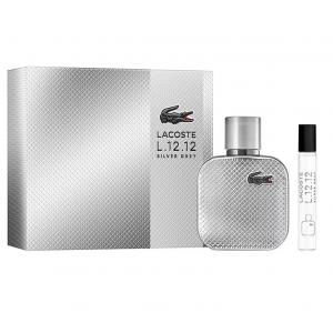 LACOSTE L.12.12經典流光銀灰禮盒