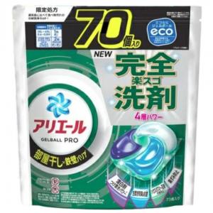 P&G(綠-抗菌除臭70入)4D洗衣球