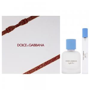 DOLCE & GABBANA 淺藍男性紅絲絨香氛禮盒